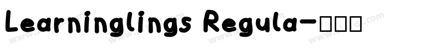 Learninglings Regula字体转换